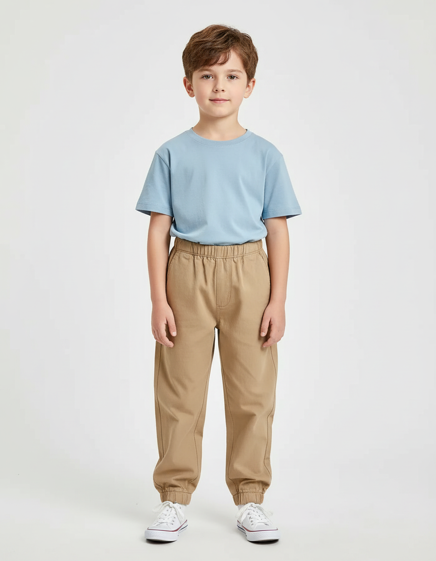 Pantalon Beige 94d8 - Coton