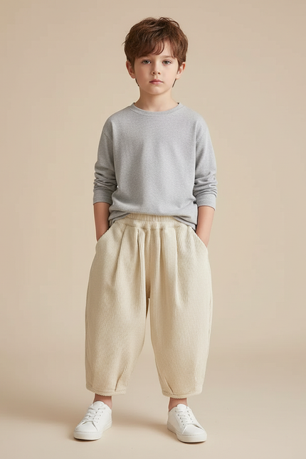 Pantalon Beige Fa3e - Cordé