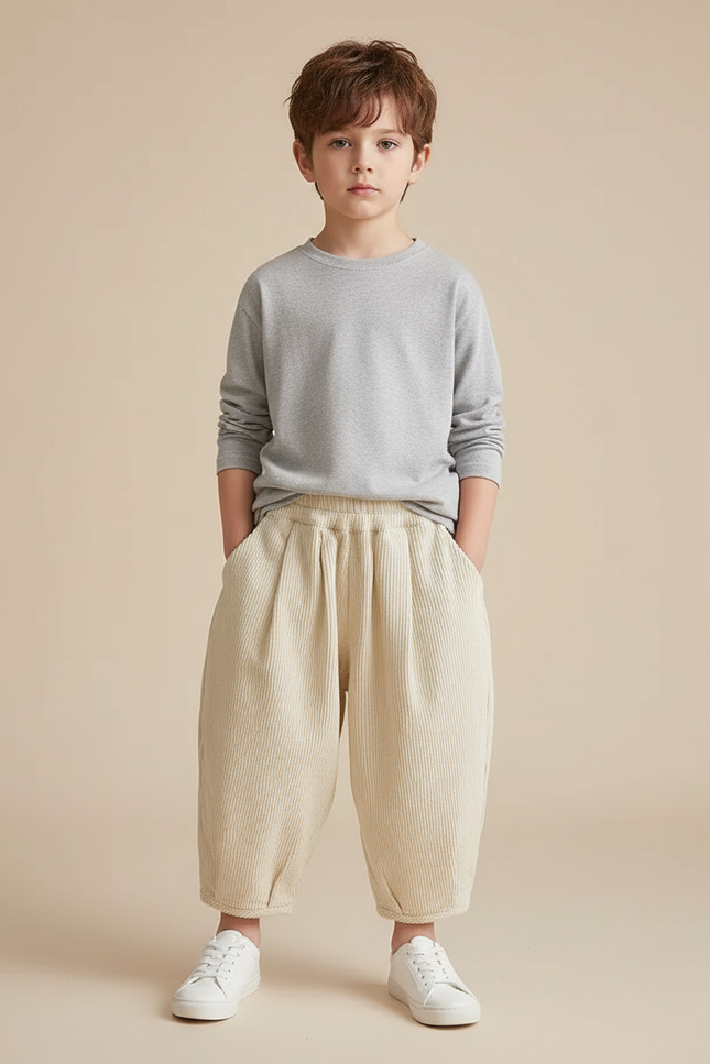 Pantalon Beige Fa3e - Cordé