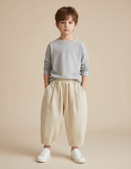 Pantalon Beige Fa3e - Cordé