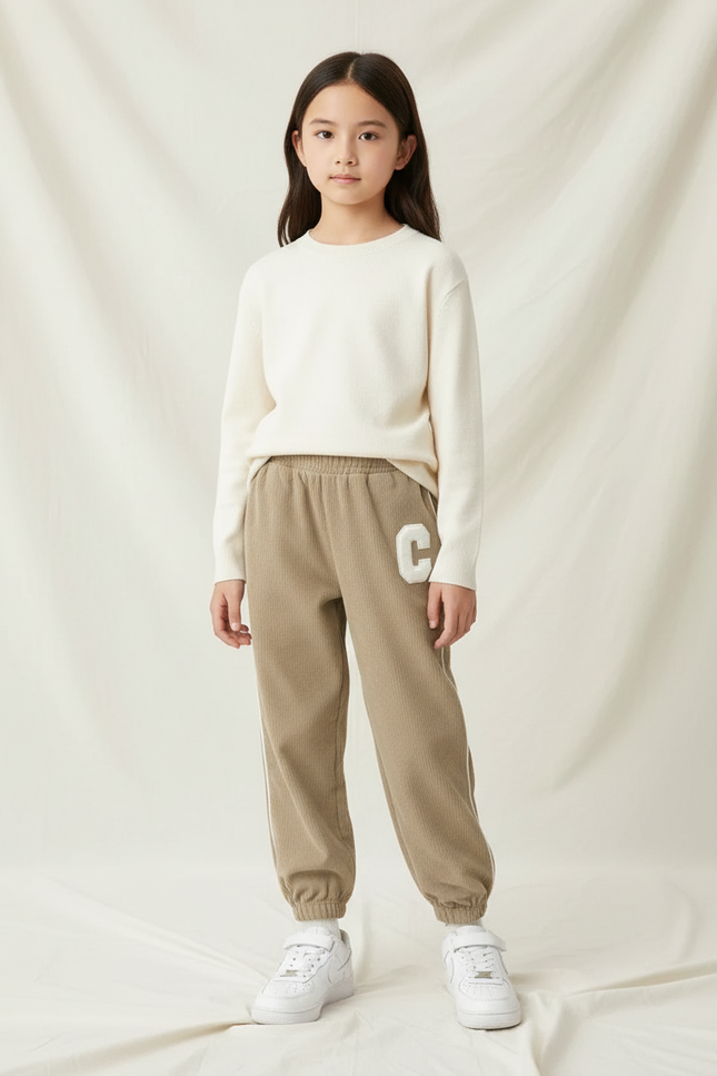 Pantalon Sport Beige - Cordé