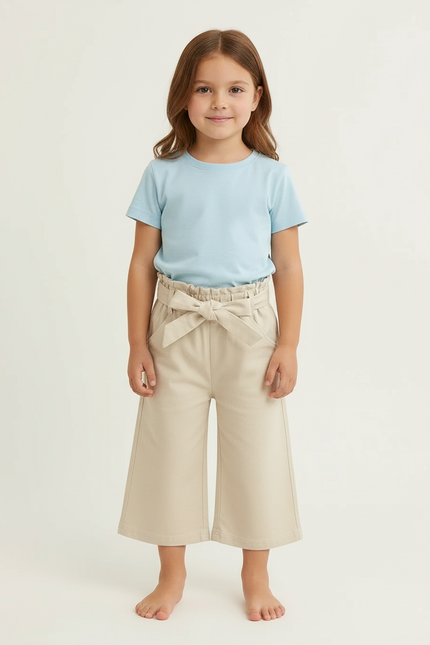 Pantalon Beige Petite - Gabardine