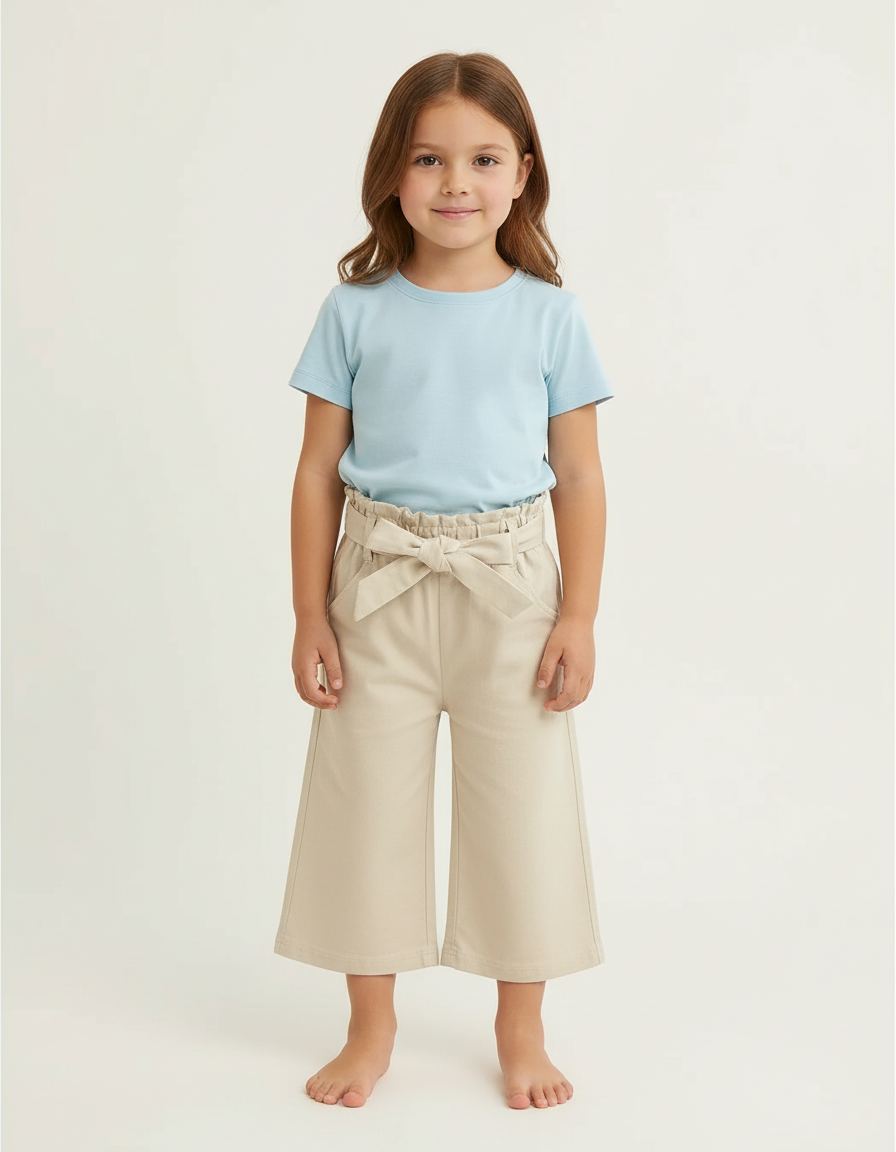 Pantalon Beige Petite - Gabardine