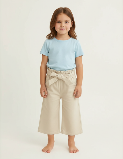 Pantalon Beige Petite - Gabardine