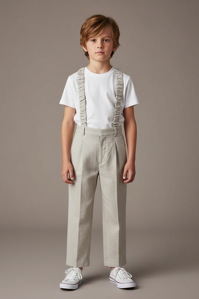 Pantalon Beige Ceremonie - Lin