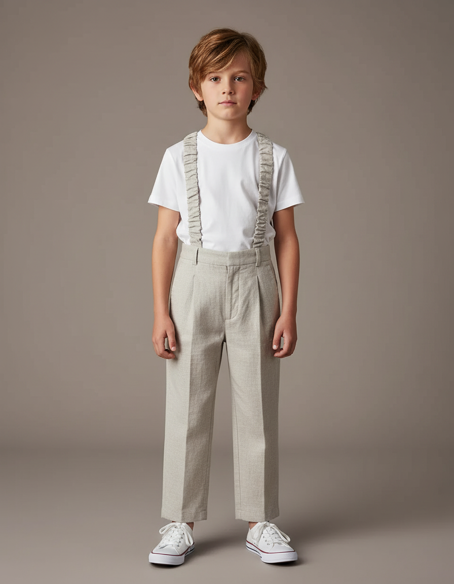 Pantalon Beige Ceremonie - Lin