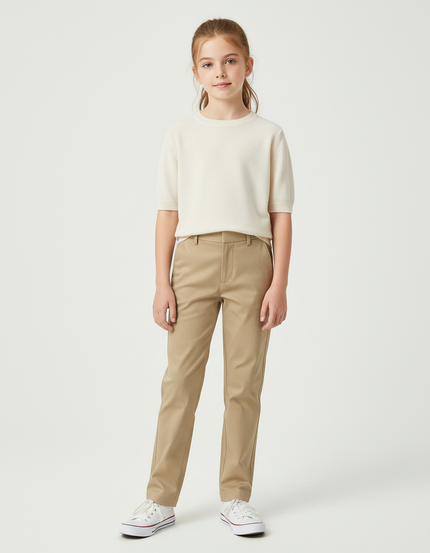 Pantalon Uniforme Beige - Gabardine