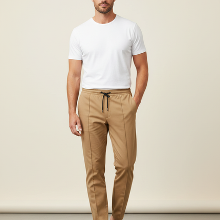 Ensemble Pantalon Beige Homme - Gabardine