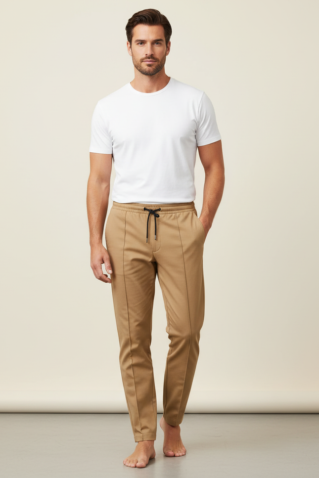 Ensemble Pantalon Beige Homme - Gabardine