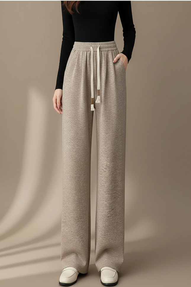 Pantalon Coton Beige - Molleton