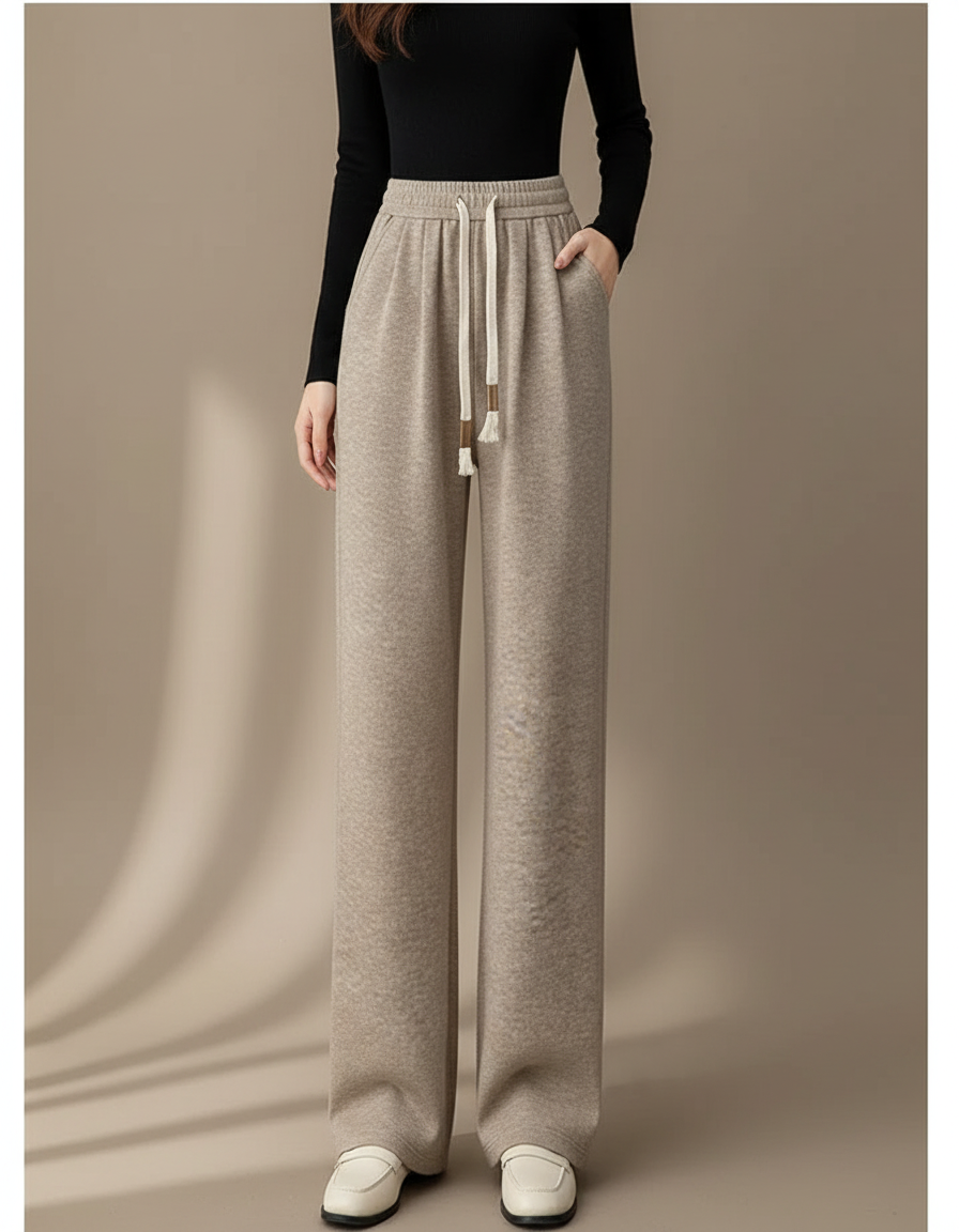Pantalon Coton Beige - Molleton