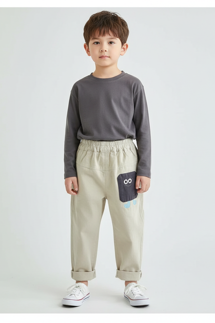 Pantalon Beige Poche - Toile