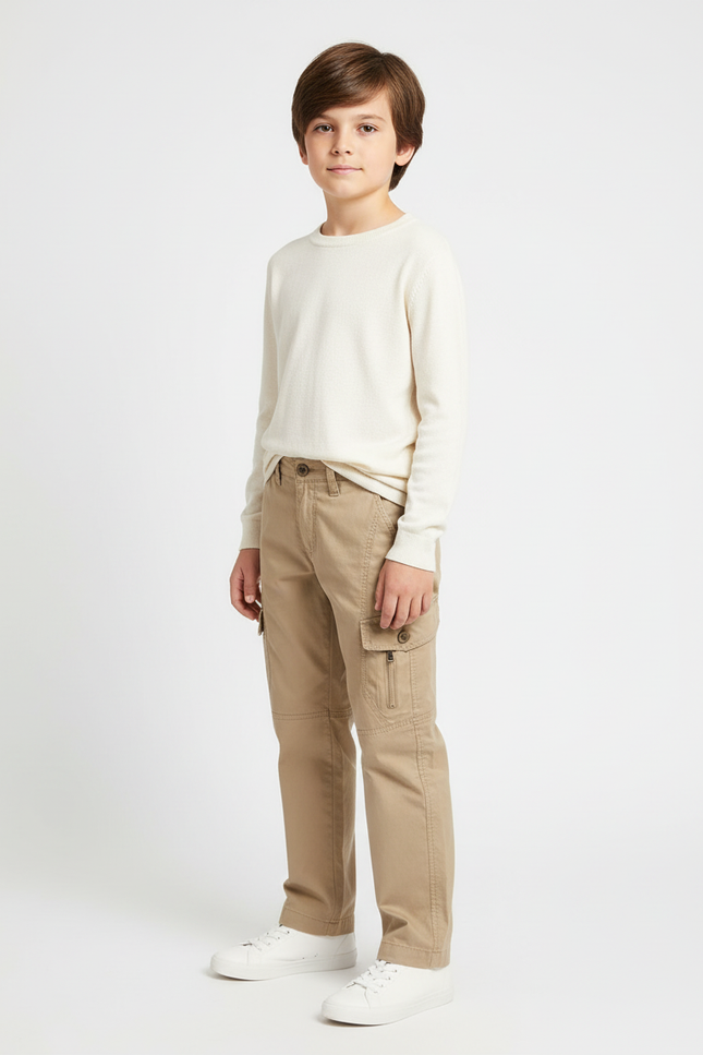 Pantalon Beige 11b4 - Gabardine
