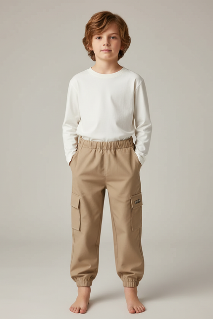 Pantalon Militaire Beige - Gabardine