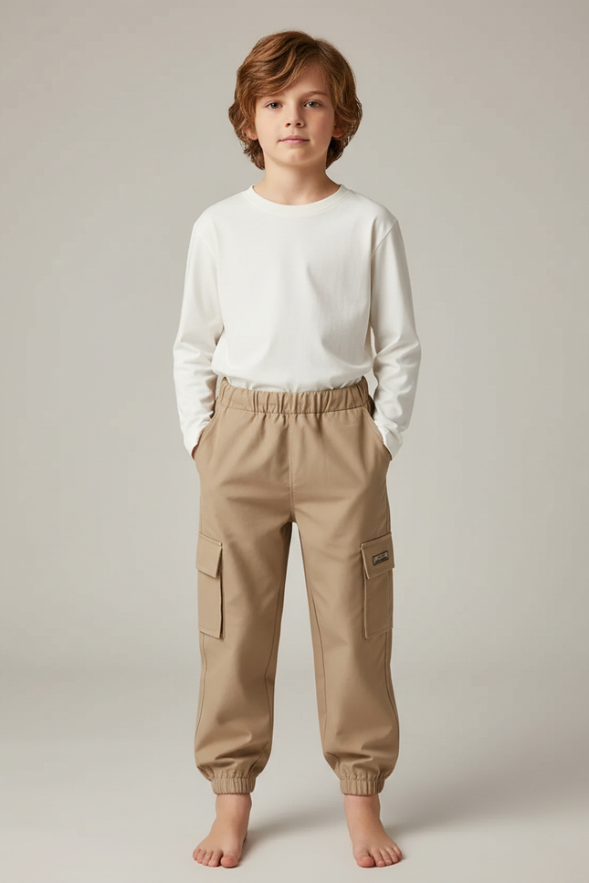 Pantalon Militaire Beige - Gabardine