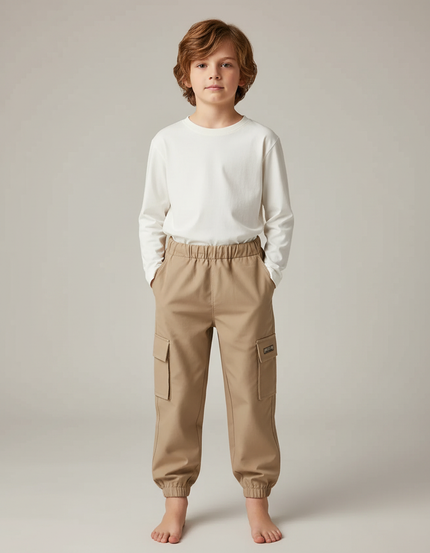 Pantalon Militaire Beige - Gabardine