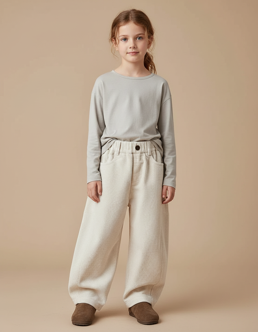 Pantalon Beige Velours - Cordé