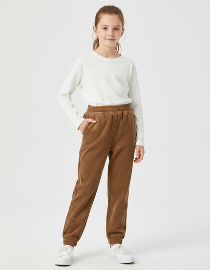 Pantalon Beige 5062 - Marron Cordé