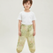 Pantalon Beige Fluide Imprimé Fleuri Ample Enfant - Viscose