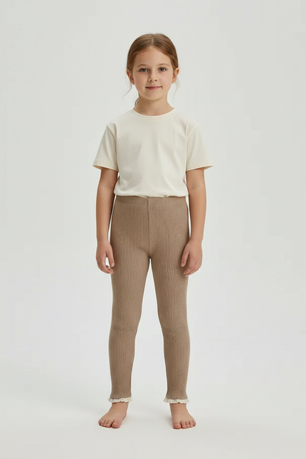 Pantalon Skinny Beige - Maille