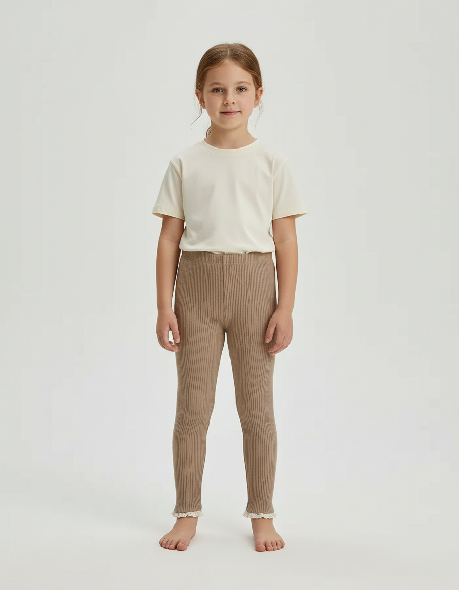 Pantalon Skinny Beige - Maille
