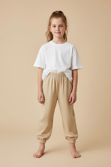 Pantalon Beige Fd03 - Molleton