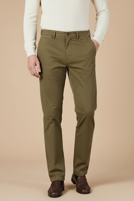 Pantalon Kaki Beige Homme - Gabardine