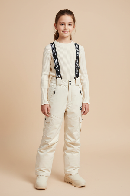 Pantalon De Ski Beige - Polyester