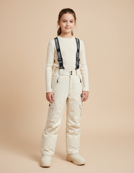 Pantalon De Ski Beige - Polyester