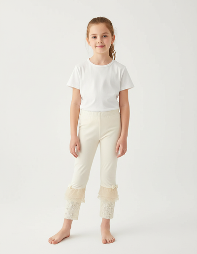 Pantalon Beige Fille Habillé