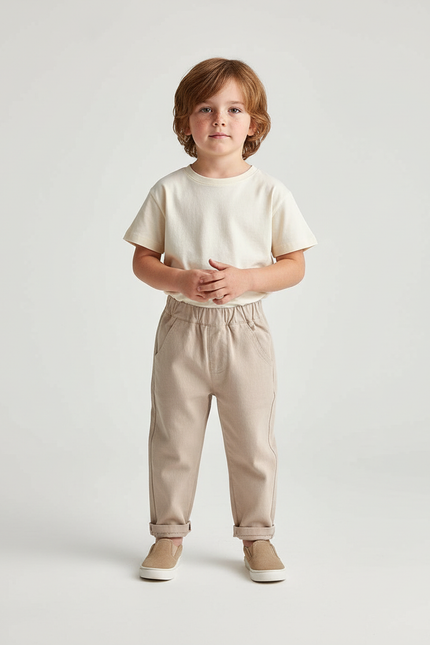 Pantalon Beige Bebe - Toile