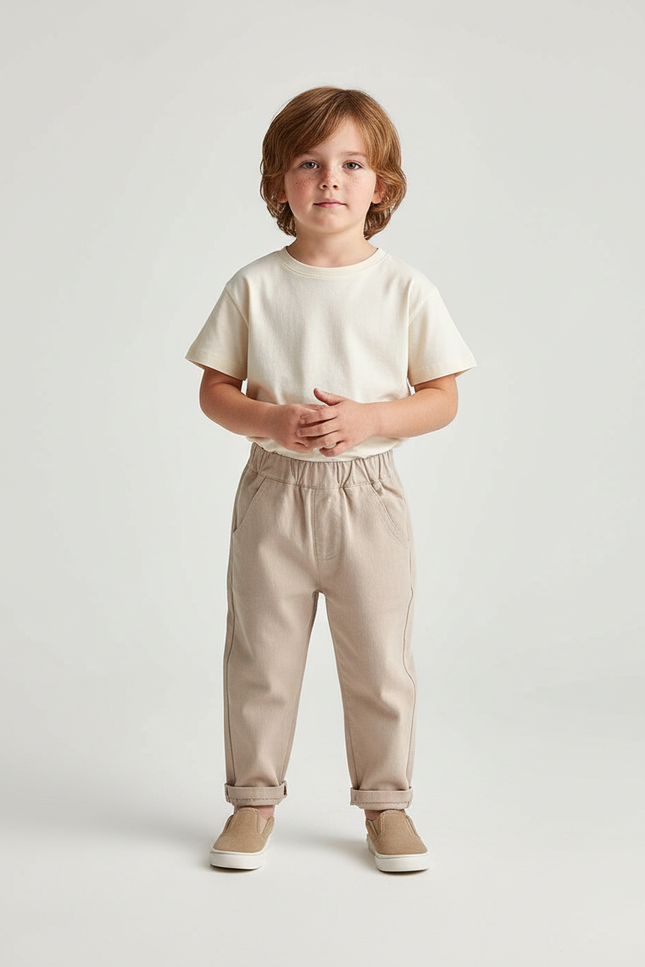 Pantalon Beige Bebe - Toile