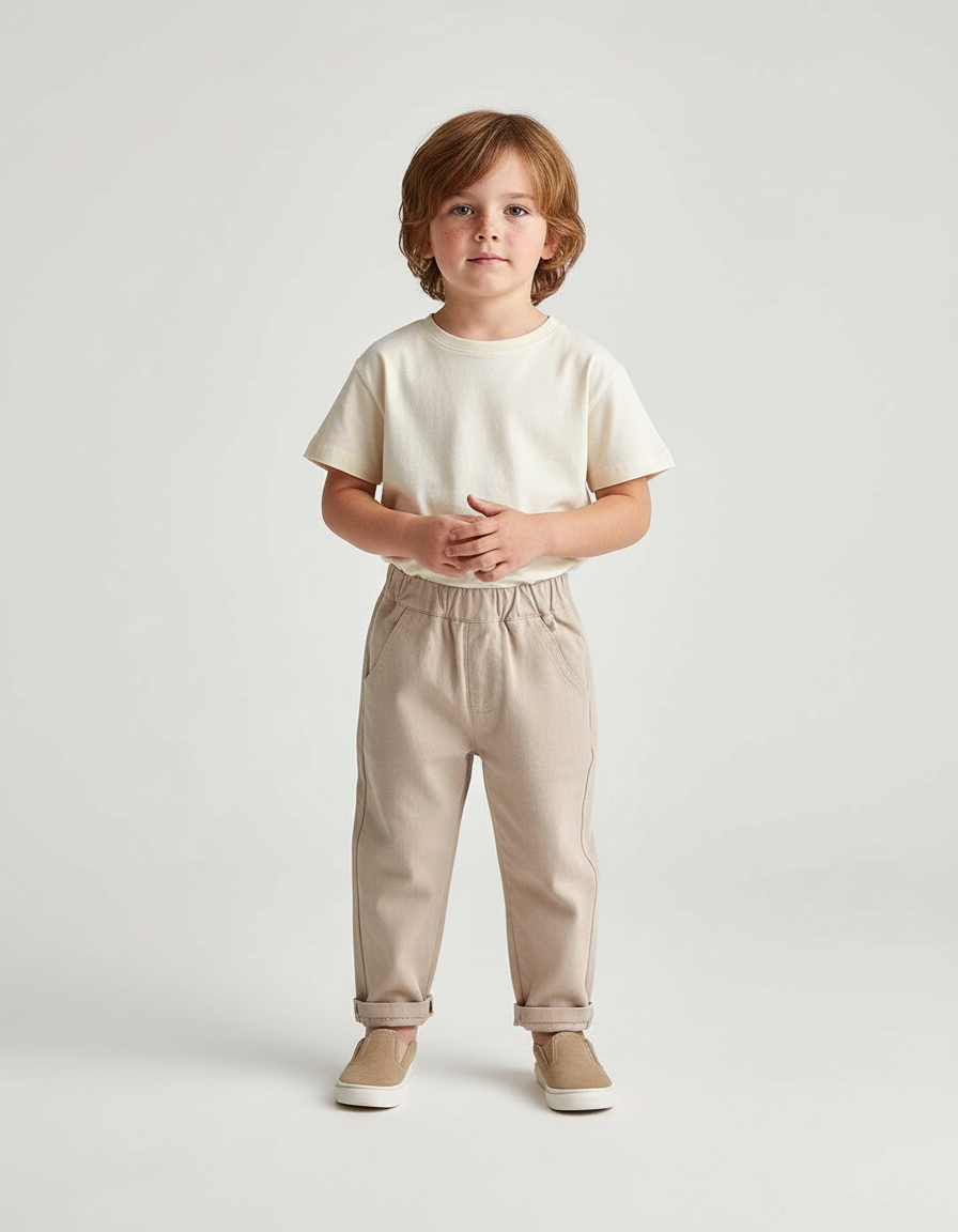 Pantalon Beige Bebe - Toile