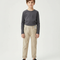 Pantalon Beige Enfant Décontracté Coton Confortable - Toile