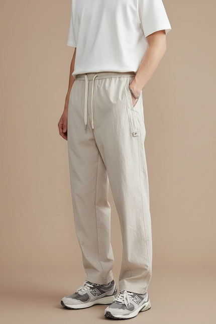 Pantalon Beige Homme Style - Polyester