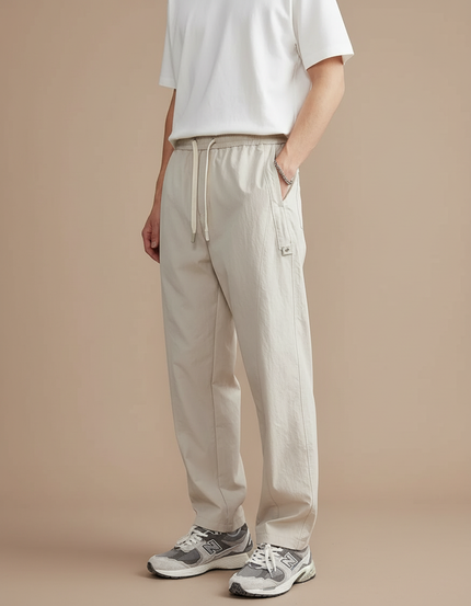 Pantalon Beige Homme Style - Polyester