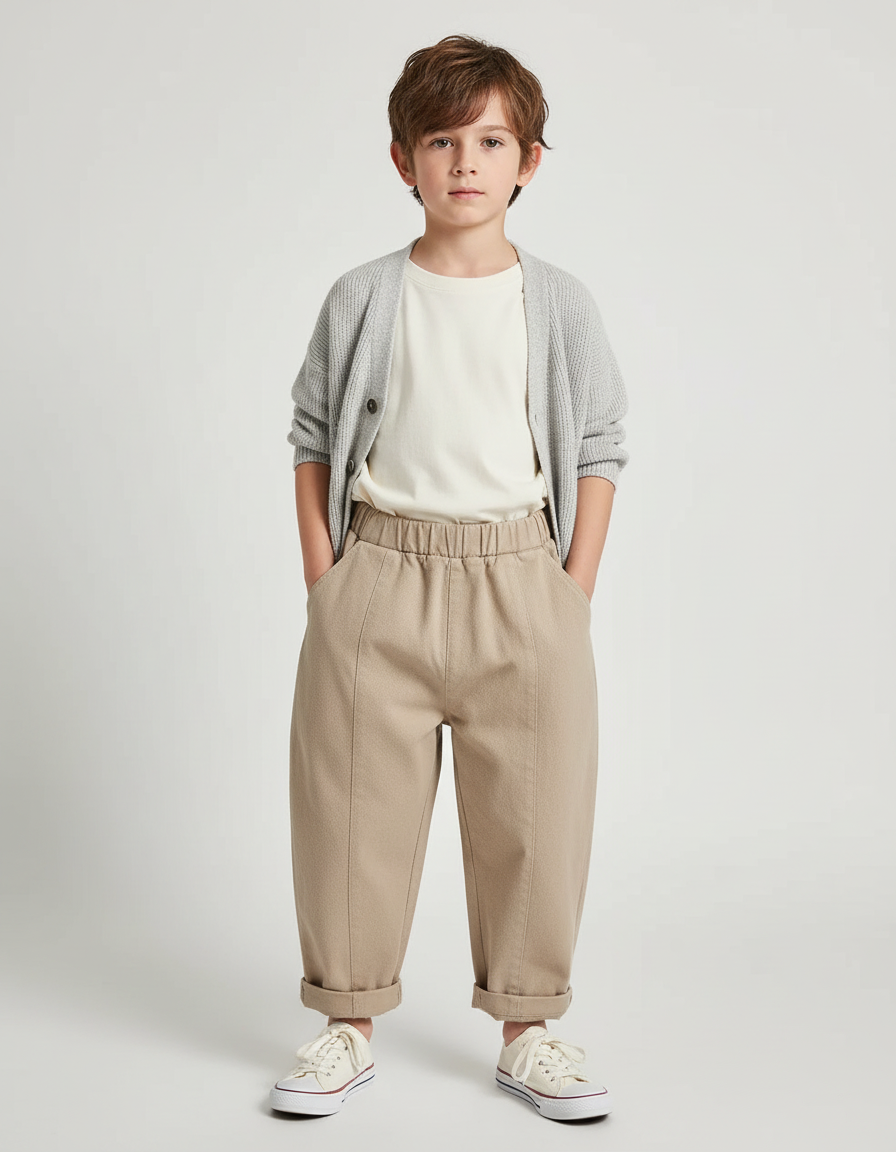 Pantalon Chino Beige Bebe - Gabardine