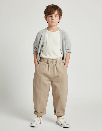 Pantalon Chino Beige Bebe - Gabardine
