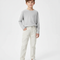 Pantalon Beige Coton Décontracté Garçon Slim Uni