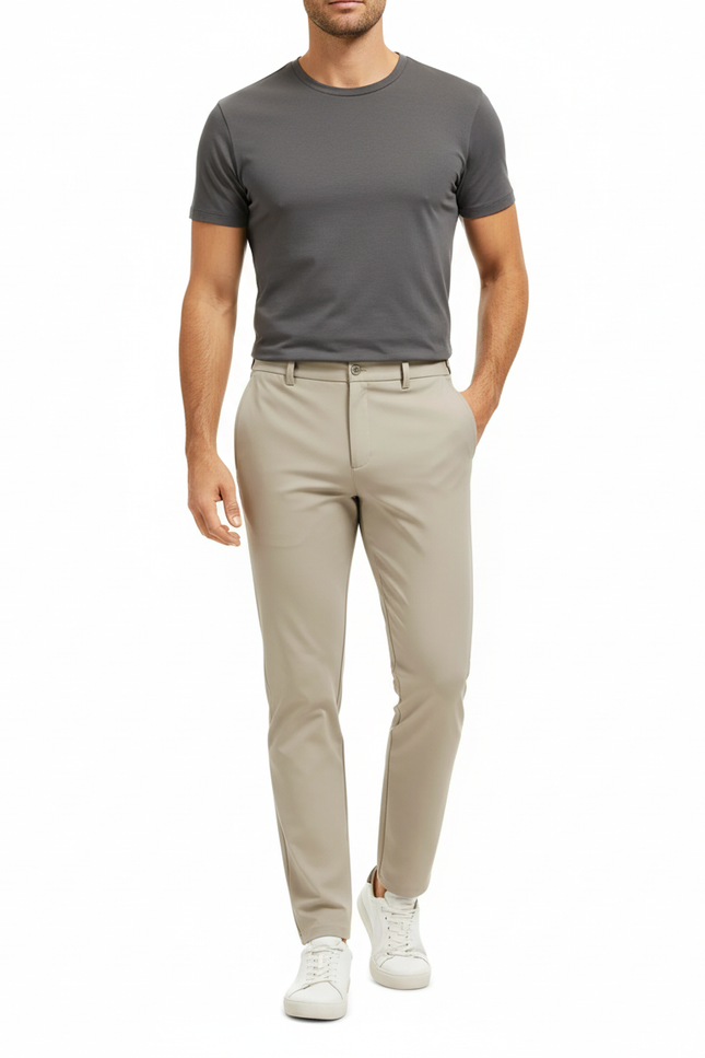 Pantalon Tech Beige - Polyester