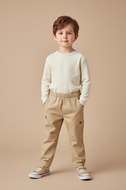 Pantalon Chino Beige Bebe Garcon