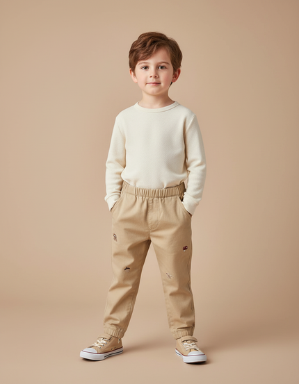 Pantalon Chino Beige Bebe Garcon
