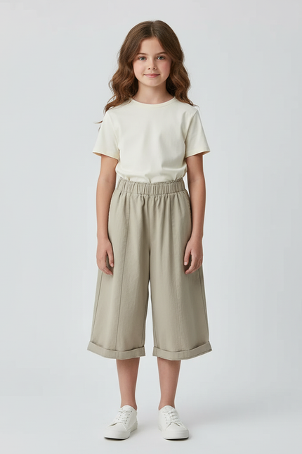 Pantalon Beige Ff76 - Toile