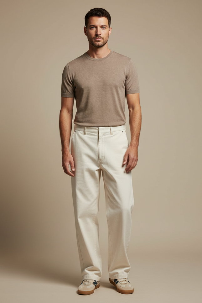 Pantalon Beige 9d2c - Toile