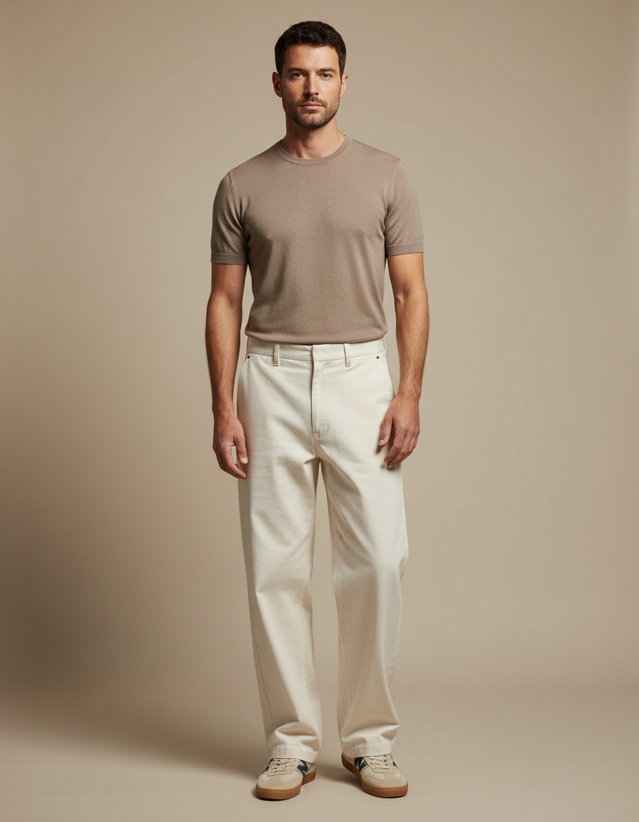 Pantalon Beige 9d2c - Toile