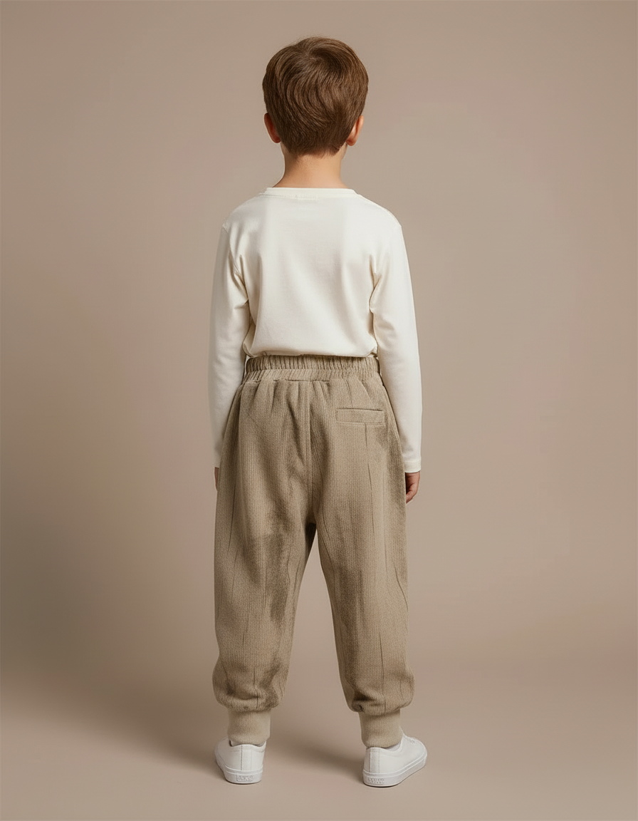 Pantalon Beige C0cc - Cordé - vue 2