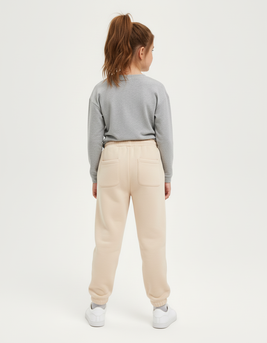 Pantalon Beige Molletonné Kyoto Japan Enfant - vue 2
