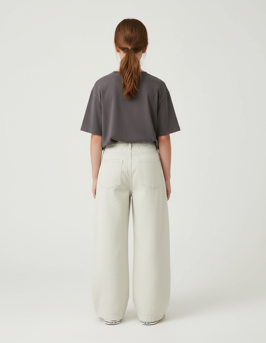 Pantalon Beige Ample Cargo Décontracté Garçon - Jean - vue 2