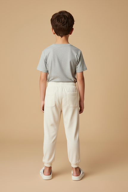 Pantalon Beige Cab1 - Cordé - vue 2