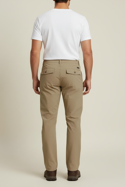 Pantalon Trekking Beige - Polyester - vue 2